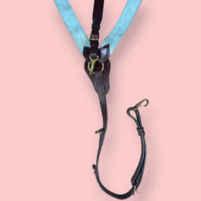 Collier de chasse avec martingale à anneaux