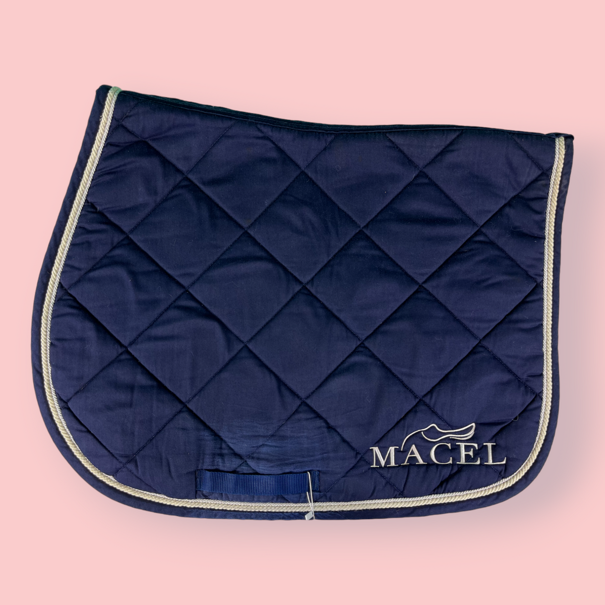 Tapis de selle bleu marine - Macel