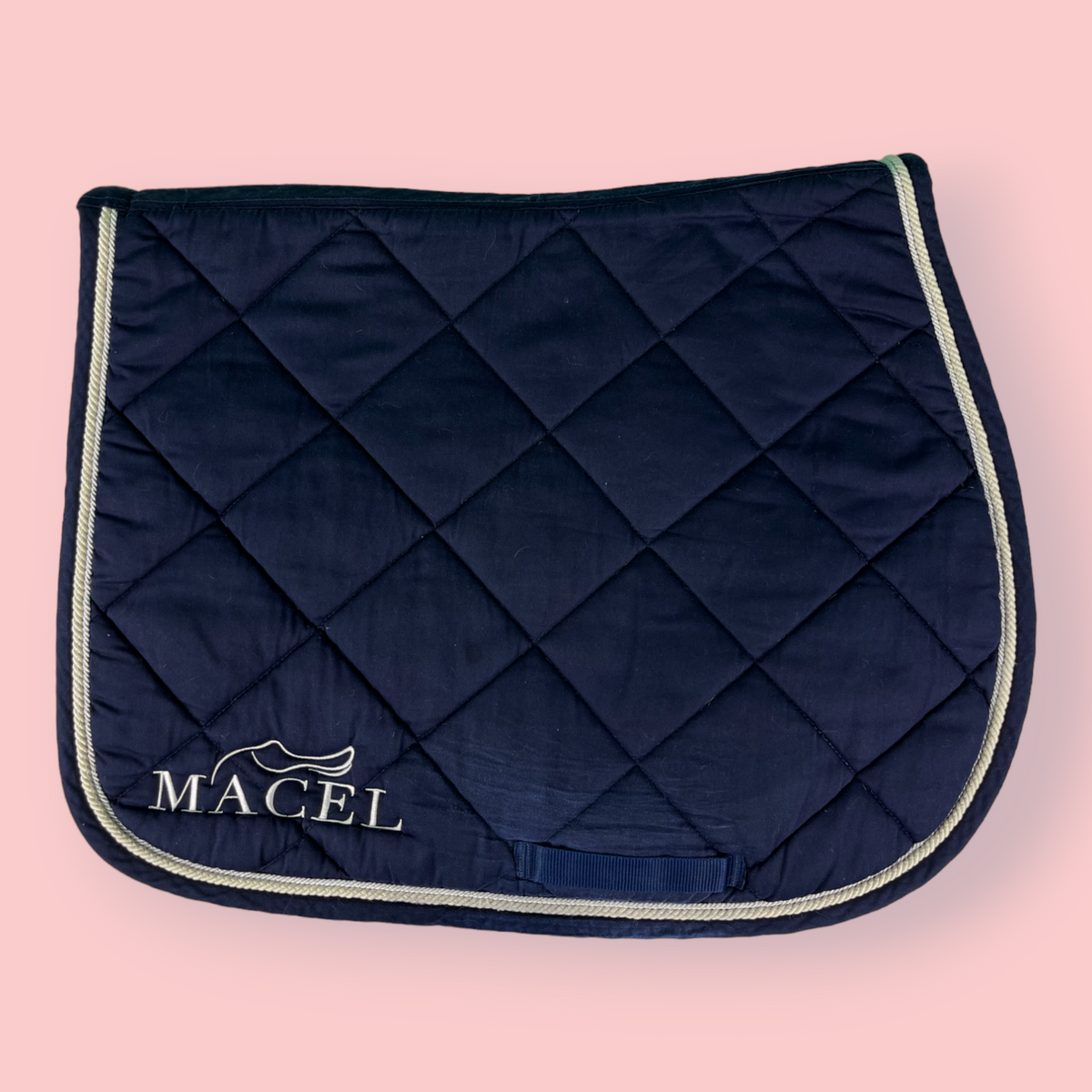 Tapis de selle bleu marine - Macel