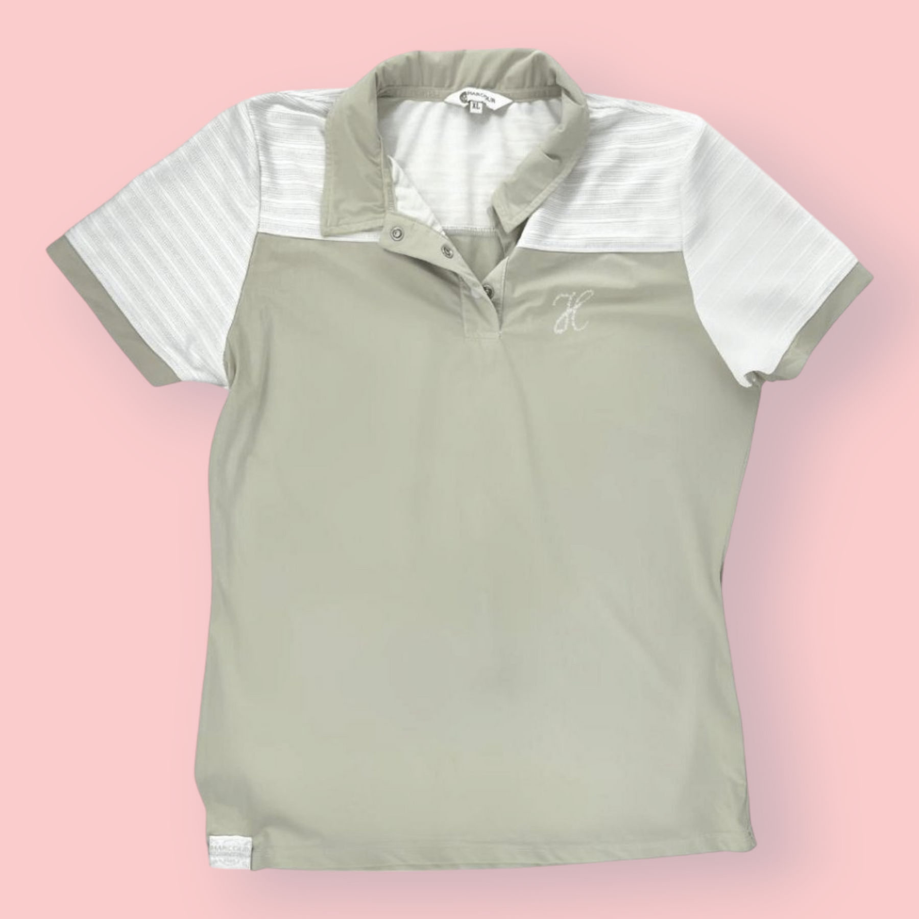 Polo manche courte beige - Harcour